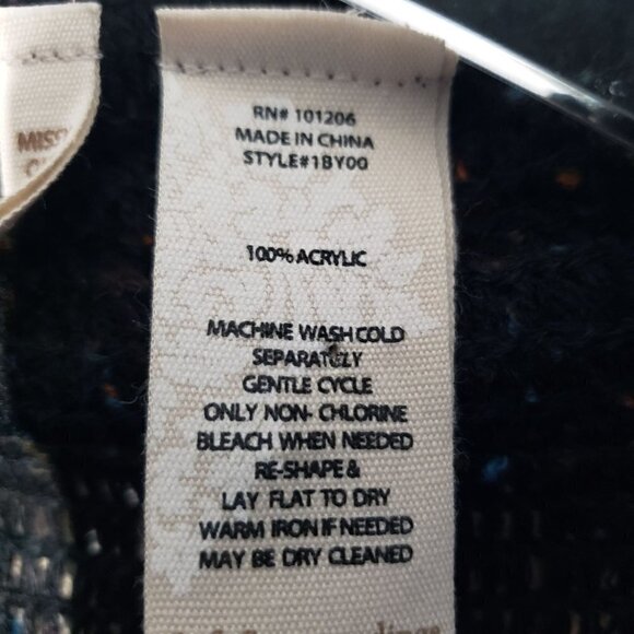 Soft Surroundings Taylor Textured Sweater Vest Multicolor Open Topper Missy One - Picture 5 of 9